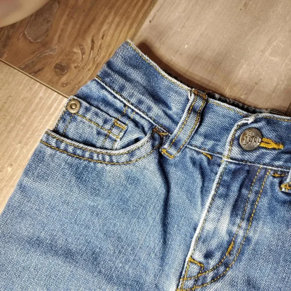 The Children's Place Medium Wash Boys Straight Denim Blue Jeans Size 18-…